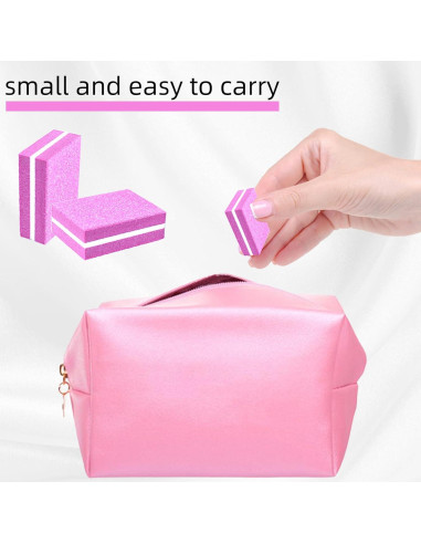 50 Esponjas Pulidoras para Uñas TKYZMS 100/180 Grit Doble Cara