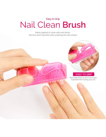 Kit Removedor de Esmalte de Uñas Teenitor - 10 Clips, 115 Almohadillas