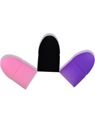 10 Capuchones de Silicona Reutilizables para Esmalte de Uñas UV - Mollensiuer