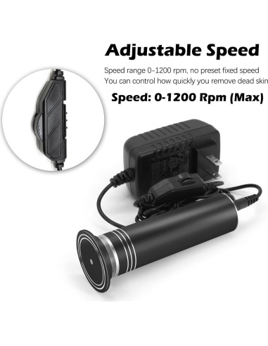 Removedor de Callos Eléctrico I.B.N FCR-2 1200RPM Ajustable