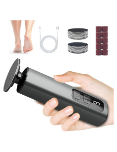 Removedor de Callos Eléctrico Dongguan FR10, 9 Velocidades, Carga Tipo-C