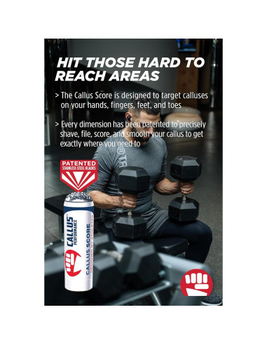 Callus Score - Removedor de Callos para Atletas 12.7cm