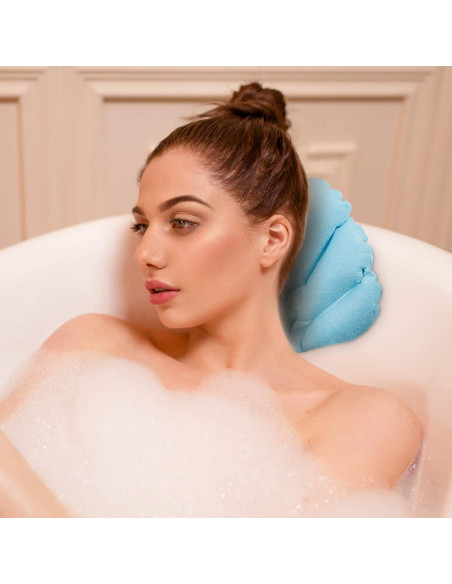 Jetec Almohadas Inflables para Baño 3 Piezas con Ventosas Jetec Almohadas Inflables para Baño 3 Piezas con Ventosas