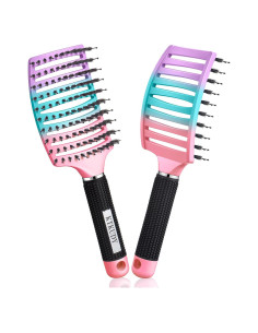 Cepillo Desenredante KTKUDY para Cabello Húmedo o Seco - 1 Unidad