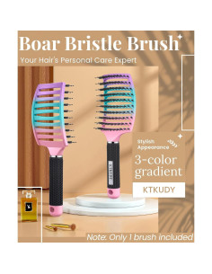 Cepillo Desenredante KTKUDY para Cabello Húmedo o Seco - 1 Unidad 2