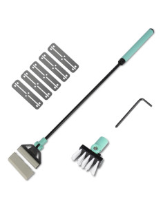 Raspador de Algas UPETTOOLS para Acuarios 50 cm con 5 Cuchillas