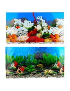 Adhesivo de Fondo para Acuario DQITJ Doble Cara 52x30 cm