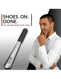 Cuerno de Zapato Largo Velette Metal 38.1 cm para Viajes 2