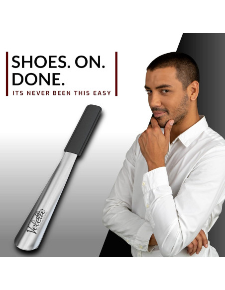 Cuerno de Zapato Largo Velette Metal 38.1 cm para Viajes