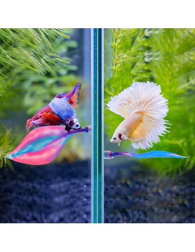 Hamaca de Silicona para Peces Betta WILLBOND - 2 Piezas, Sin BPA