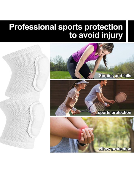 Almohadillas de Codo de Compresión EupHHonycs - 19 cm - Blanco Almohadillas de Codo de Compresión EupHHonycs - 19 cm - Blanco