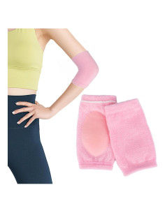 Mangas Hidratantes para Codos KALIONE - 1 Par, Rosa, Poliester