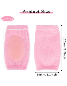 Mangas Hidratantes para Codos KALIONE - 1 Par, Rosa, Poliester 2