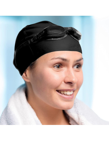 Gorros de Natación Silicona Syhood 6 Piezas Unisex Adulto