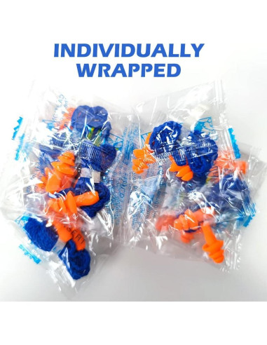 12 Pares de Tapones de Silicona BUYBUYGO con Cable Reutilizables