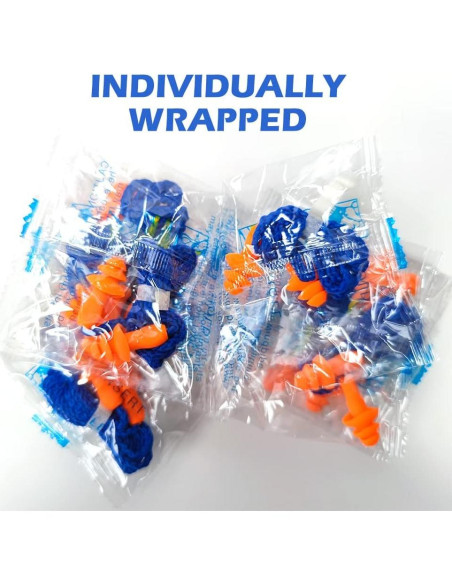 12 Pares de Tapones de Silicona BUYBUYGO con Cable Reutilizables