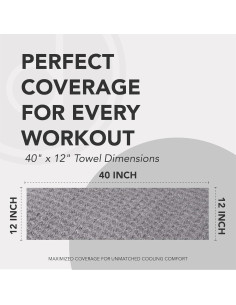 Toallas de Microfibra Refrigerantes Desired Things - 2 Paquete 111.76x41.91 cm 2