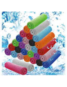 30 Toallas Enfriadoras Microfibra LYDTICK 101.6x30.5cm Multicolor