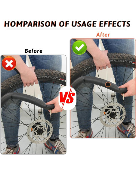 Kit de 96 Parches de Neumático de Bicicleta Mozeat Lens 25mm