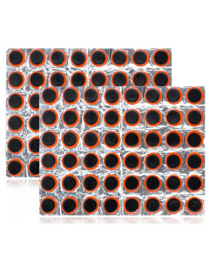 Giantree 96 Piezas Parche de Neumático de Bicicleta Goma