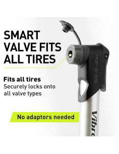 Bomba de Bicicleta Mini Vibrelli - 120 PSI - Presta y Schrader 2