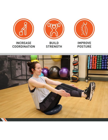 Disco de Equilibrio BodySport Azul 34.29 cm Antideslizante