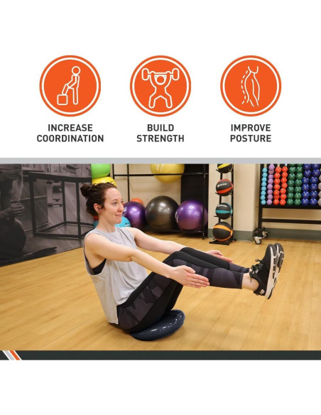 Disco de Equilibrio BodySport Azul 34.29 cm Antideslizante