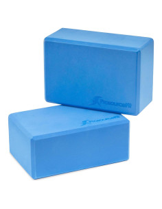 Bloques de Yoga de Espuma ProsourceFit - Juego de 2 Azul