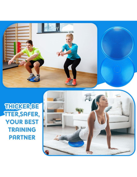Almohadilla de Equilibrio Inflable Jerify 4 Pcs 34 cm PVC
