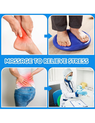 Almohadilla de Equilibrio Inflable Jerify 4 Pcs 34 cm PVC