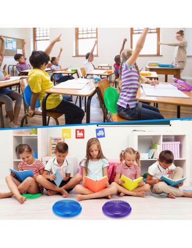 Almohadilla de Equilibrio Inflable Jerify 4 Pcs 34 cm PVC