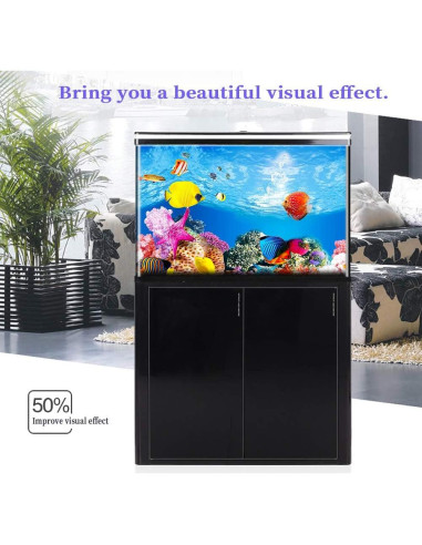 Fondo Marino Amalong para Acuario 63.5x38.1 cm Decorativo