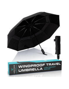 Paraguas Compacto VOYTAG Automático a Prueba de Viento 106.68 cm