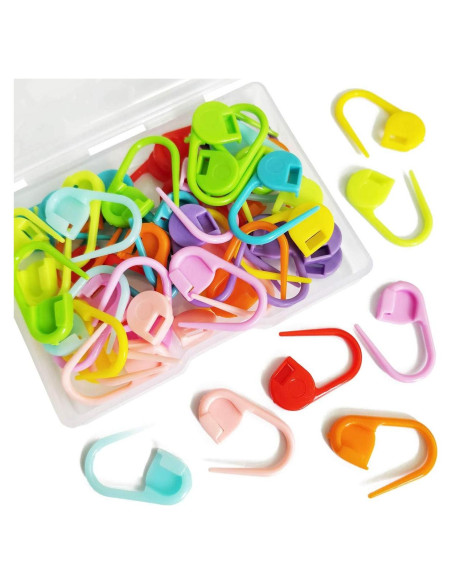 50 Marcadores de Tejido de Plástico TTSAM - 10 Colores