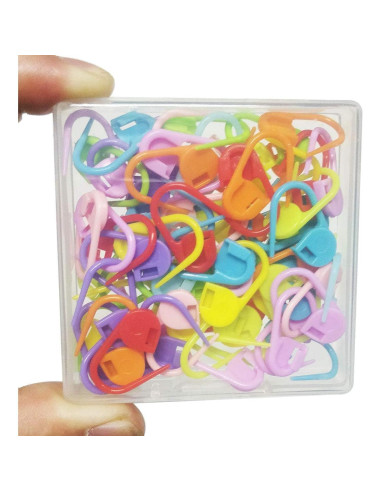 50 Marcadores de Tejido de Plástico TTSAM - 10 Colores