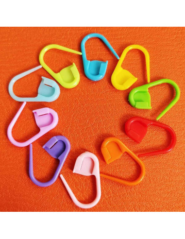 50 Marcadores de Tejido de Plástico TTSAM - 10 Colores