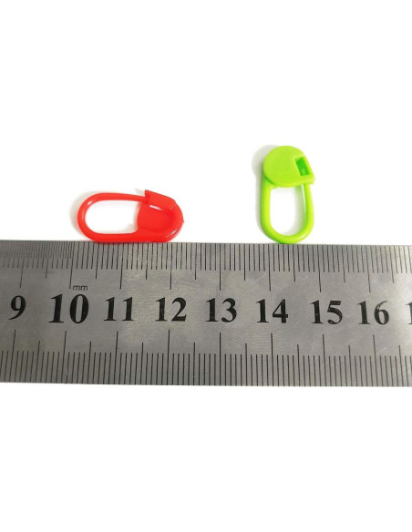 50 Marcadores de Tejido de Plástico TTSAM - 10 Colores