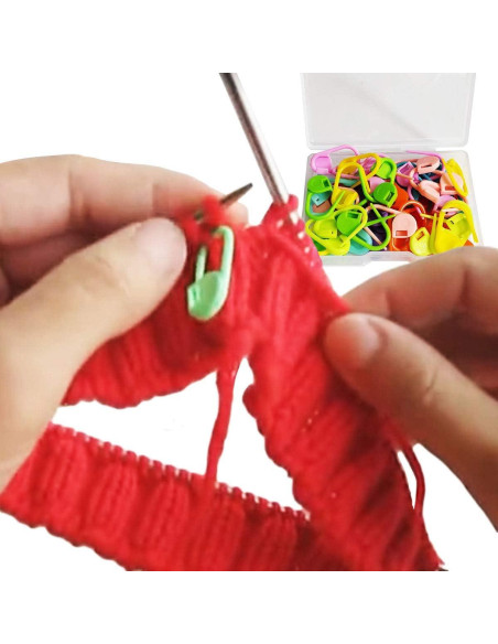 50 Marcadores de Tejido de Plástico TTSAM - 10 Colores