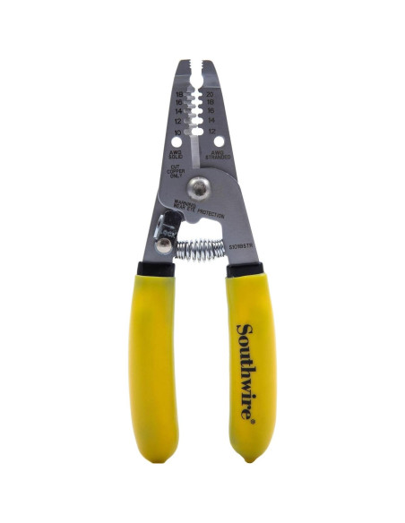 Desforrador de Cables Southwire S1018STR Acero Inoxidable 10-18 AWG Desforrador de Cables Southwire S1018STR Acero Inoxidable 10-18 AWG