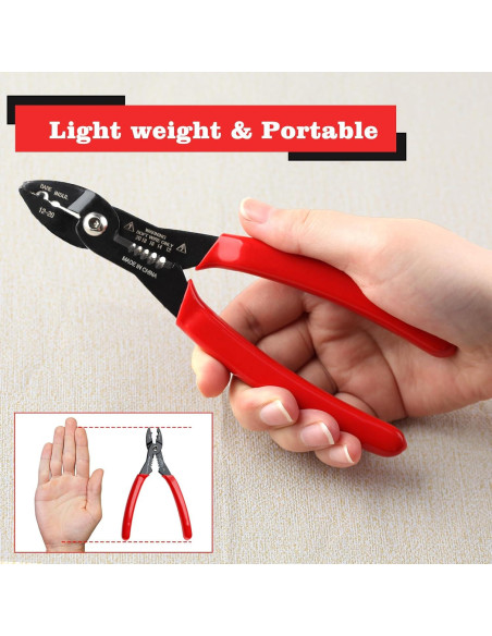 Alicate eléctrico multifuncional LEONTOOL 4 en 1 17.78 cm