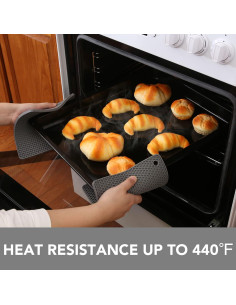 Trivets de Silicona Joyhalo para Platos Calientes - 4 Piezas 2