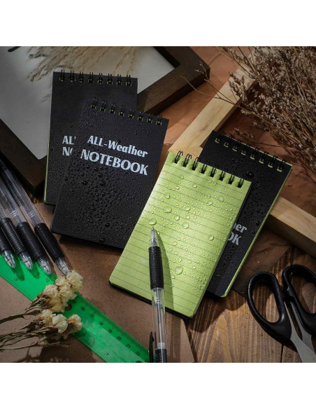 Cuadernos Impermeables Chinco 20 Pcs 3x5" para Todo Clima