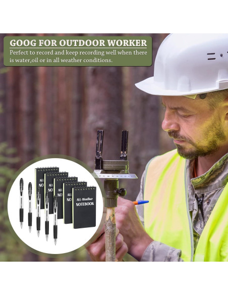 Cuadernos Impermeables Chinco 20 Pcs 3x5" para Todo Clima