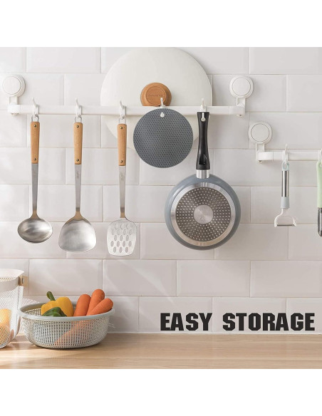 Trivets de Silicona Joyhalo para Platos Calientes - 4 Piezas