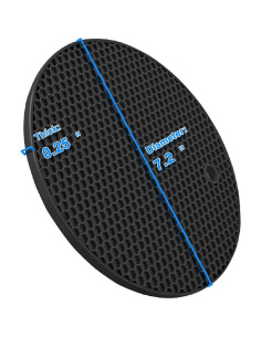 Trivets de Silicona ANNIOCA 22 cm Antideslizantes 4 Pcs 2