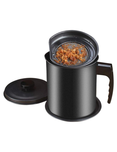 Contenedor de Grasa de Tocino Ourokhome 1.3L con Colador Fino