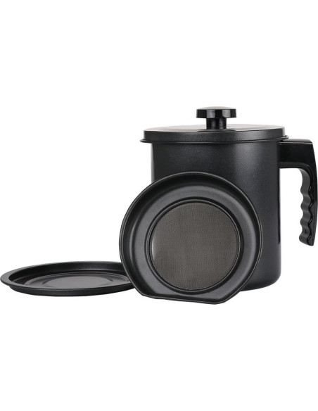 Contenedor de Grasa de Tocino Ourokhome 1.3L con Colador Fino