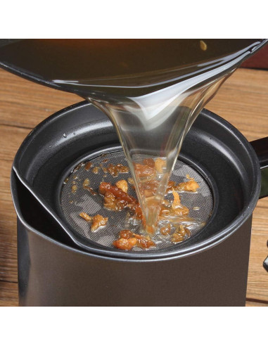 Contenedor de Grasa de Tocino Ourokhome 1.3L con Colador Fino