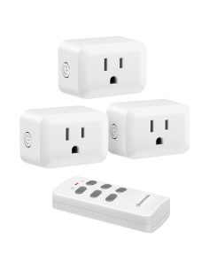 Enchufe Control Remoto Inalámbrico DEWENWILS 1x3, 100FT