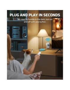 Enchufe Control Remoto Inalámbrico DEWENWILS 1x3, 100FT 2